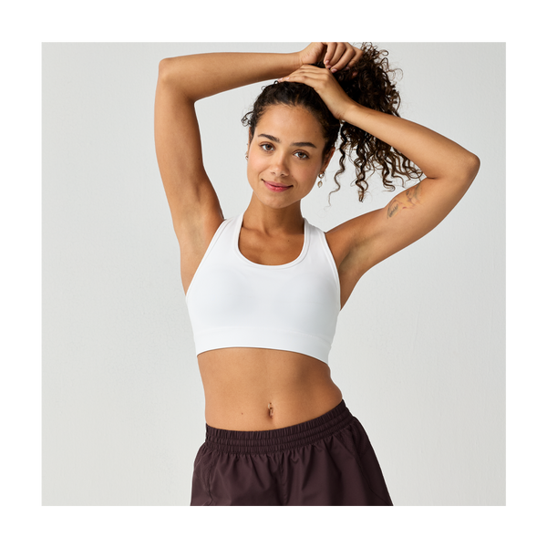 Brooks Women's Dash Padded Bra White