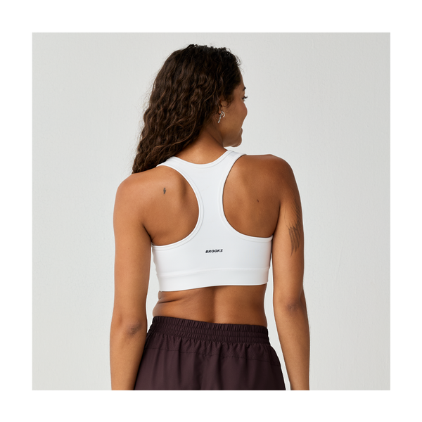 Brooks Women's Dash Padded Bra White