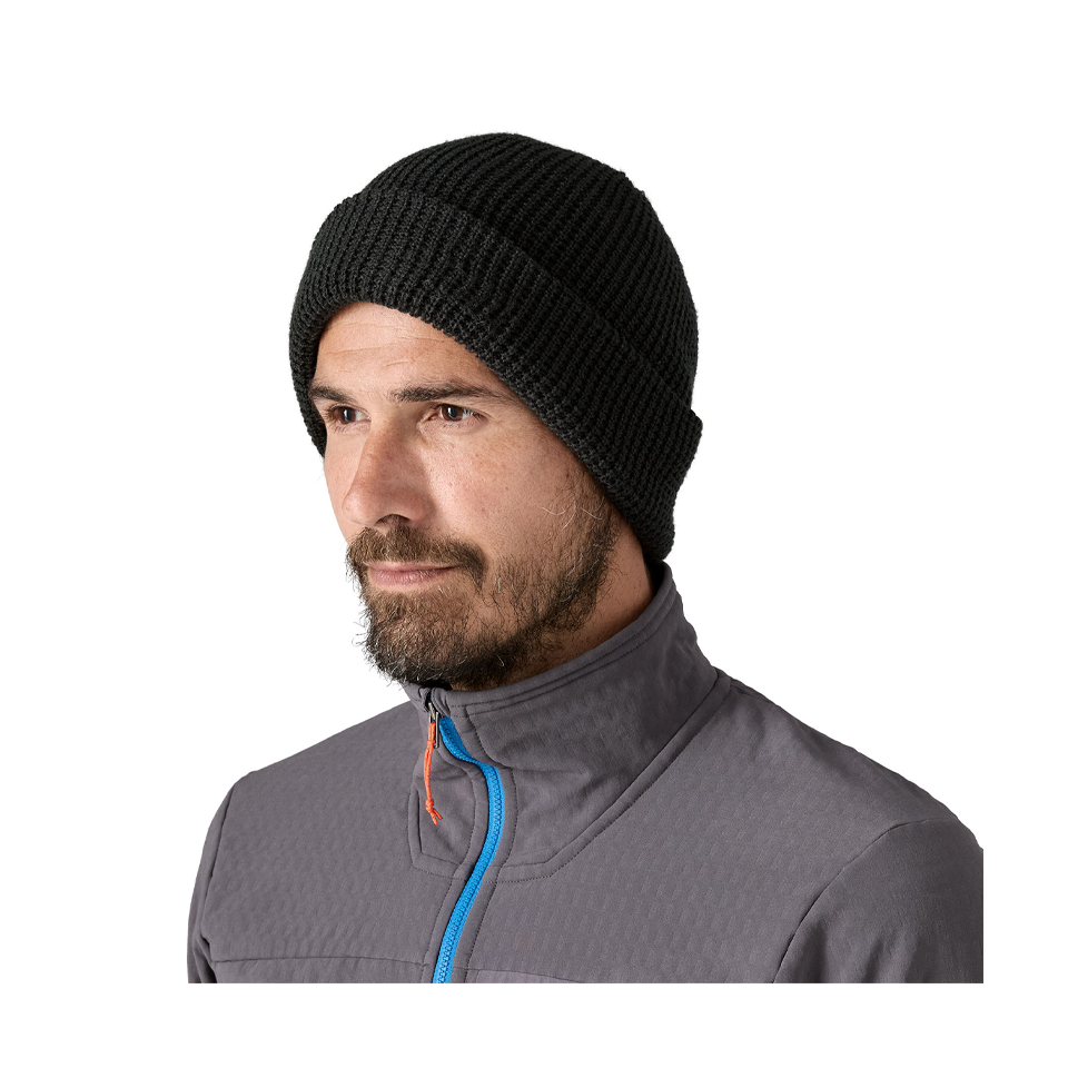 Patagonia SnowDrifter Beanie Black Secondary image