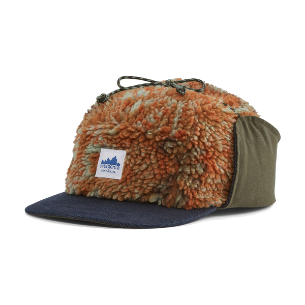 Patagonia Range Earflap Cap Sun Wave:Raptor Brown