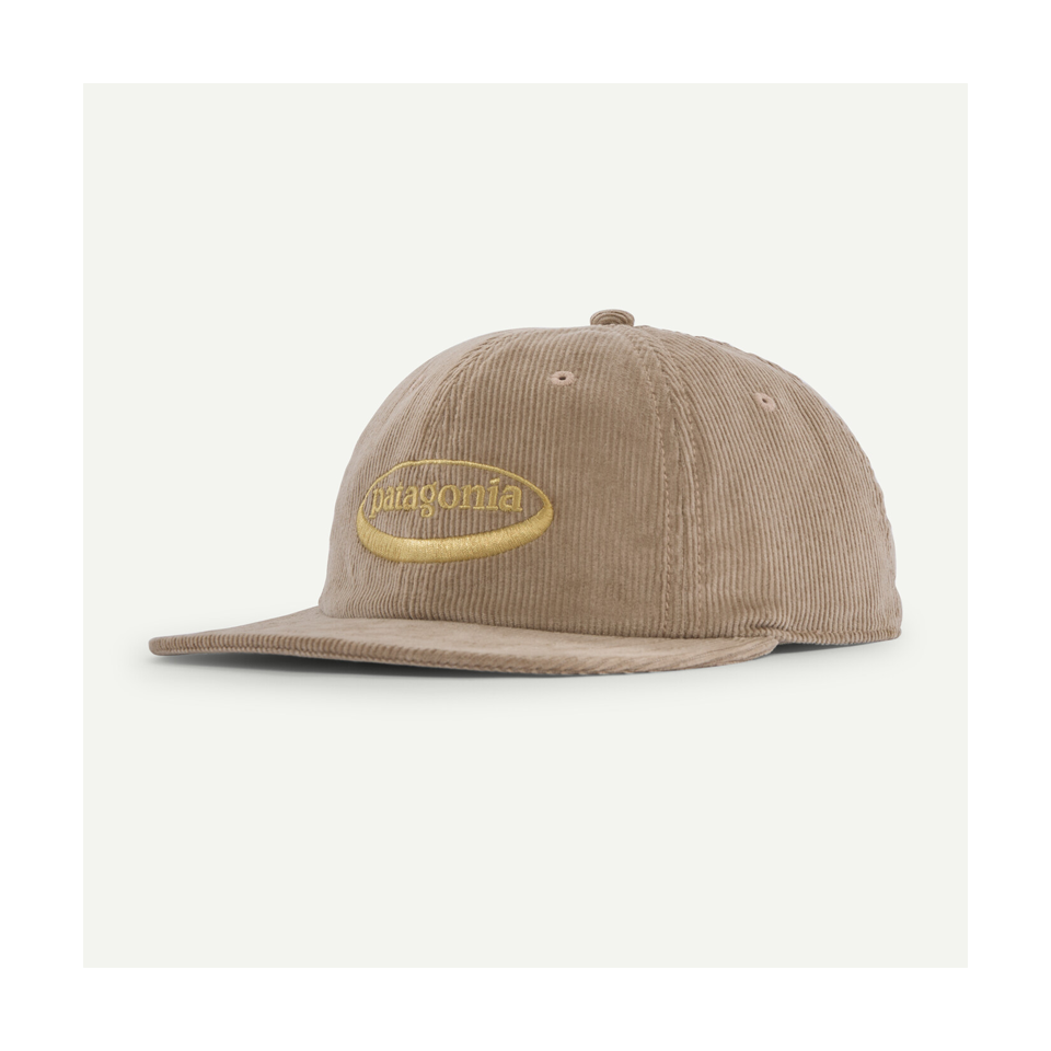 Patagonia Corduroy Cap '95 Oval Logo: Seabird Grey Main image