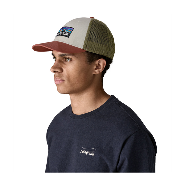 Patagonia P-6 Logo LoPro Trucker Birch White