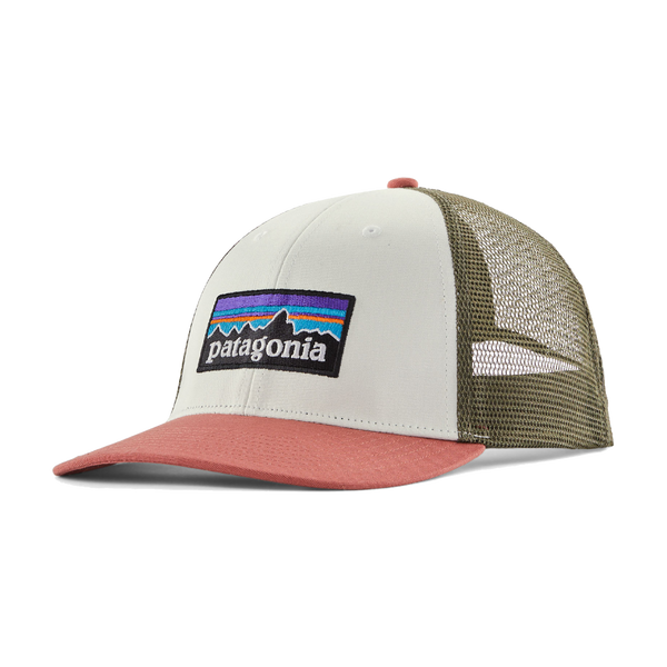 Patagonia P-6 Logo LoPro Trucker Birch White