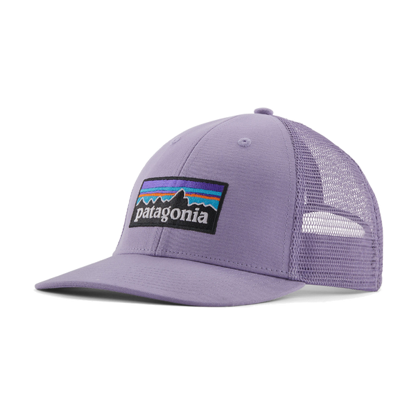 Patagonia P-6 Logo LoPro Trucker Hat Concrete Purple