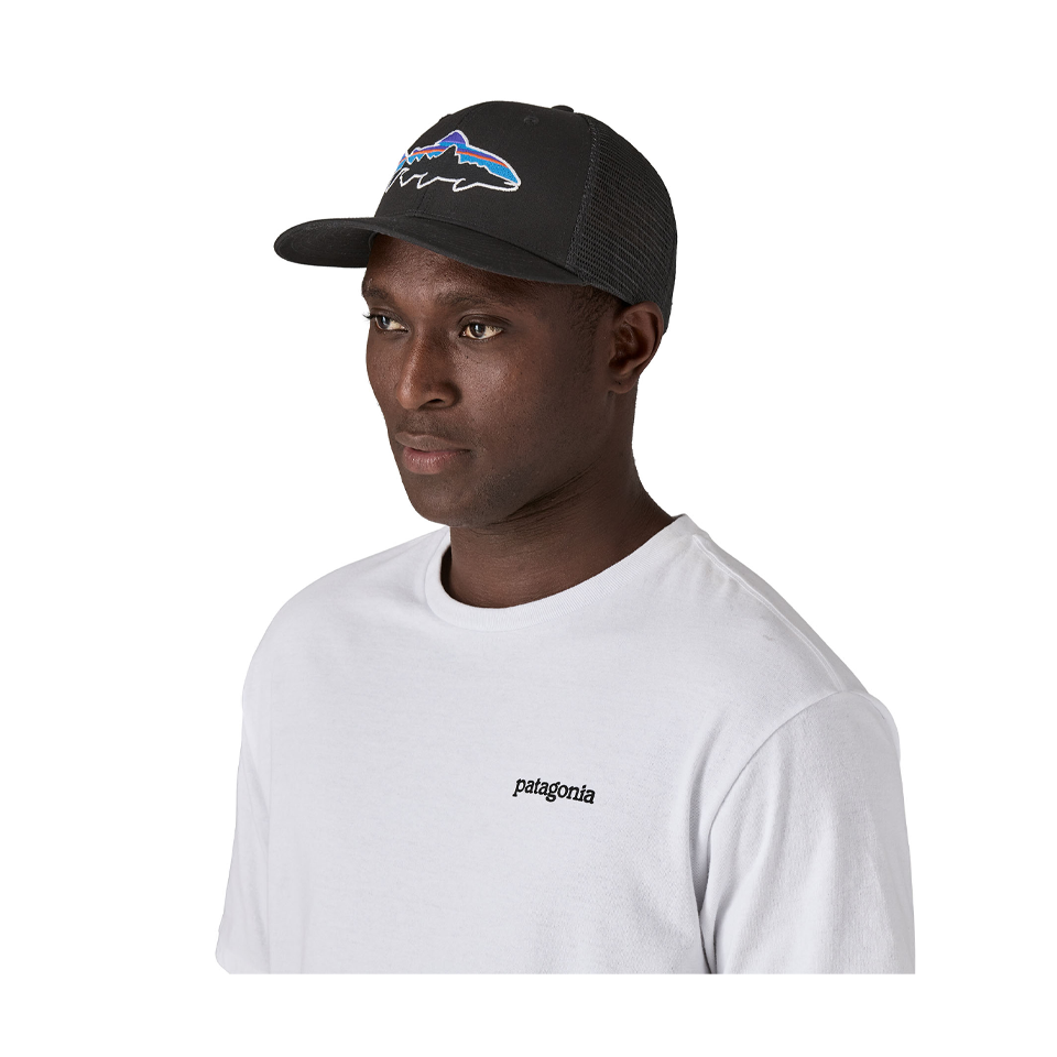 Patagonia Fitz Roy Trout Trucker Hat Black