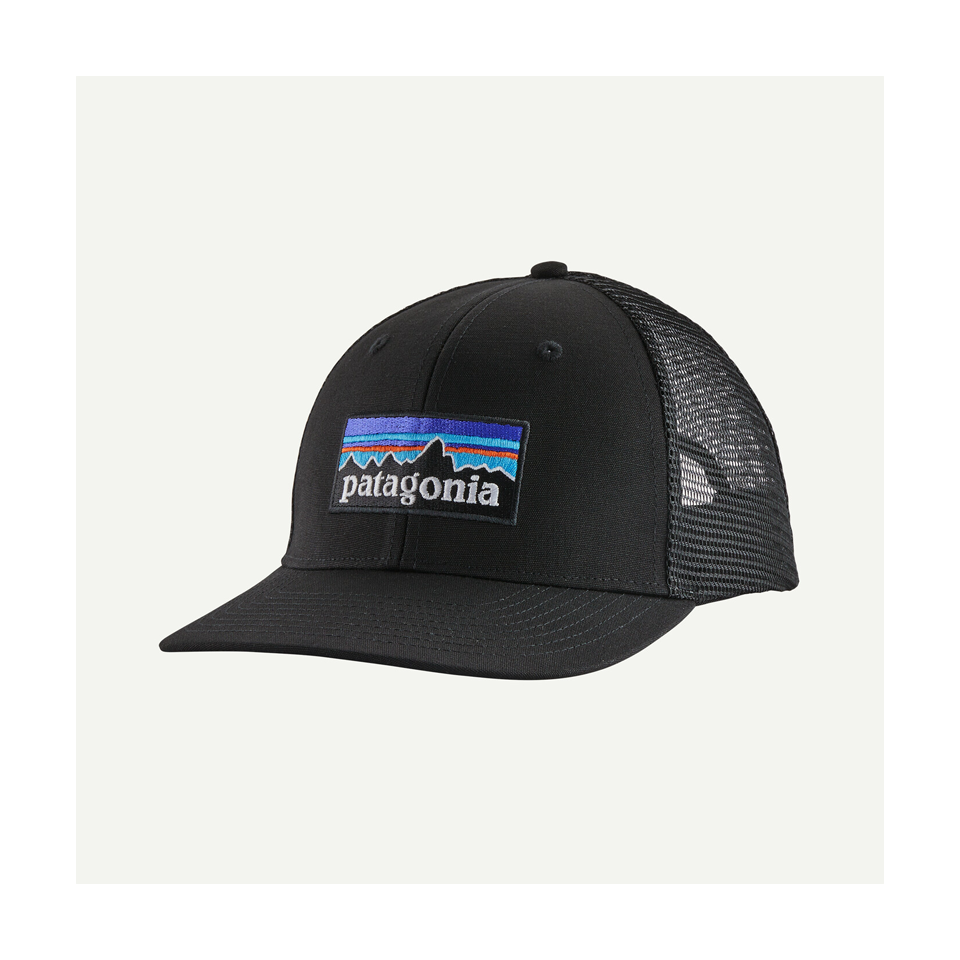 Patagonia P-6 Logo Trucker Hat Black