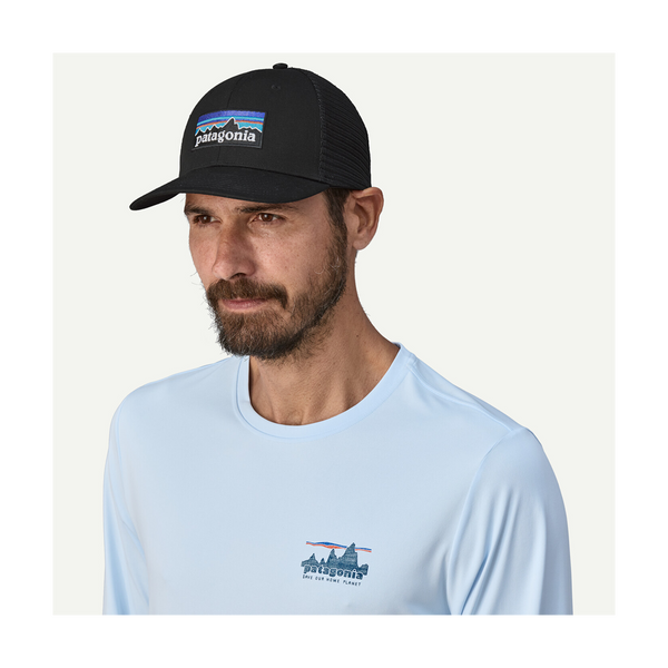 Patagonia P-6 Logo Trucker Hat Black