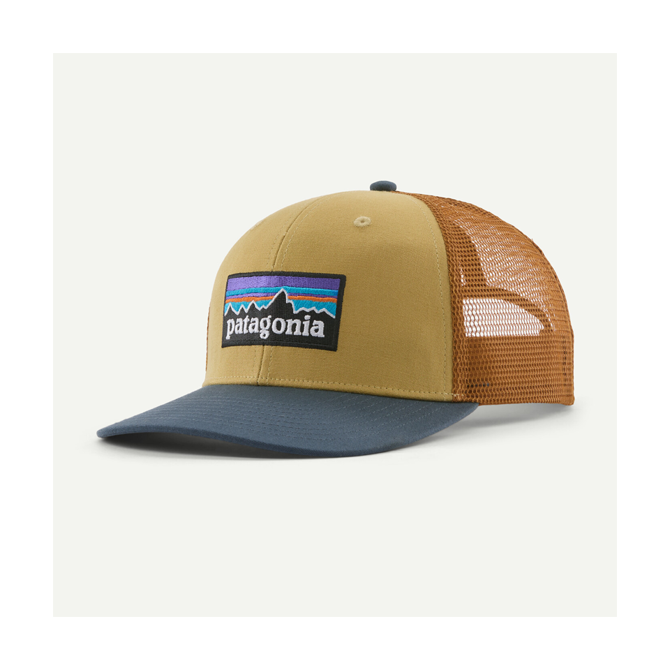 Patagonia P-6 Logo Trucker Hat Lynx Tan Main image