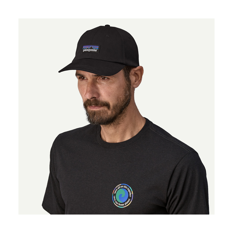 Patagonia P-6 Label Trad Cap Black Secondary image