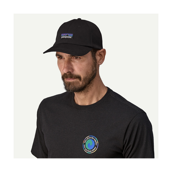 Patagonia P-6 Label Trad Cap Black