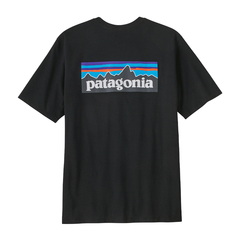 Patagonia Men's P-6 Logo Responsibili-Tee Black