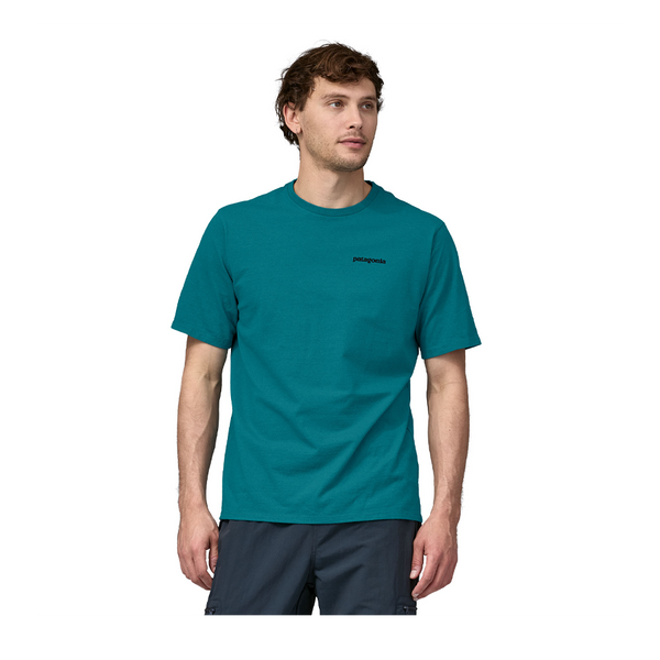 Patagonia Men's P-6 Logo Responsibili-Tee Belay Blue