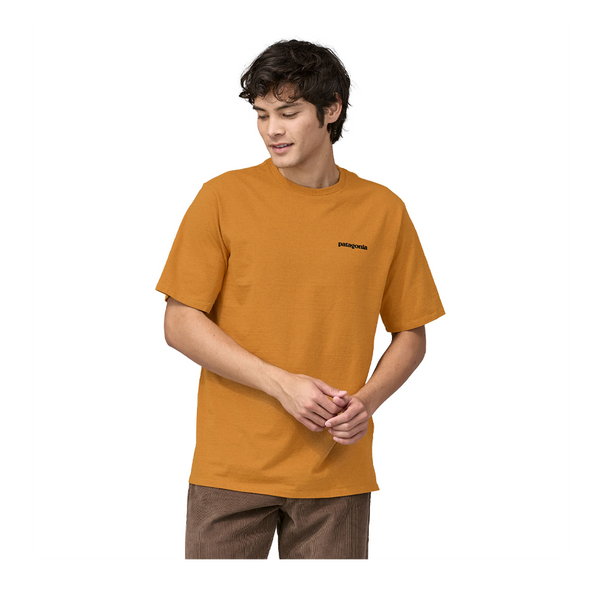 Patagonia Men's P-6 Logo Responsibili-Tee Dried Mango