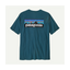 Patagonia Men's P-6 Logo Responsibili-Tee Glacial Blue