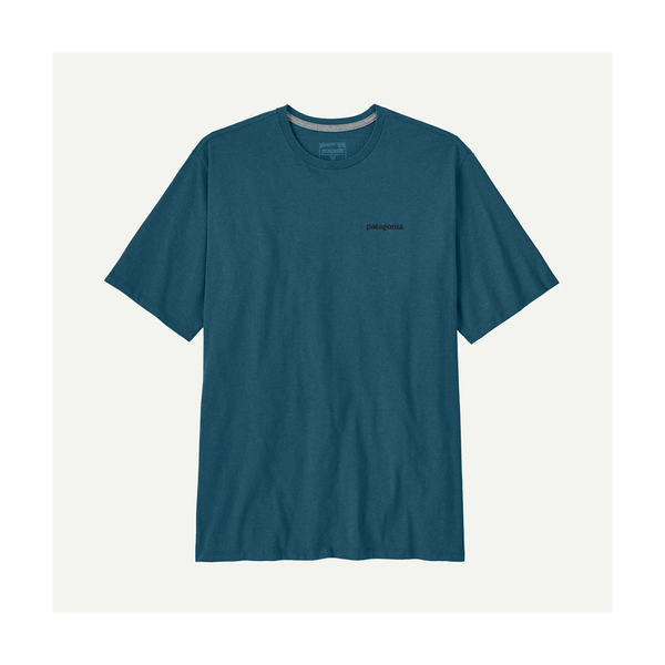 Patagonia Men's P-6 Logo Responsibili-Tee Glacial Blue