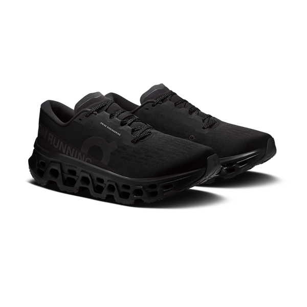On Men's Cloudmonster 3 Black/Black