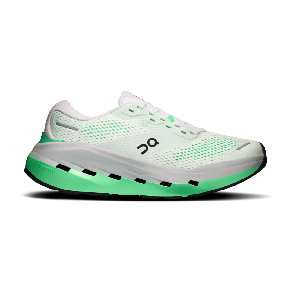 On Women's Cloudrunner 3 Max White/Verdite