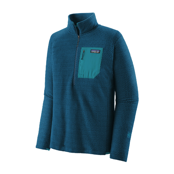 Patagonia Men's R1 Air Zip-Neck Lagom Blue