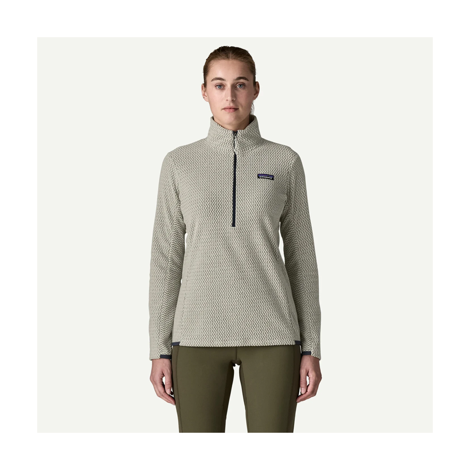 Patagonia Women's R1 Air Fleece Zip-Neck Birch White Main image