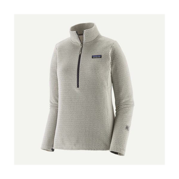 Patagonia Women's R1 Air Fleece Zip-Neck Birch White