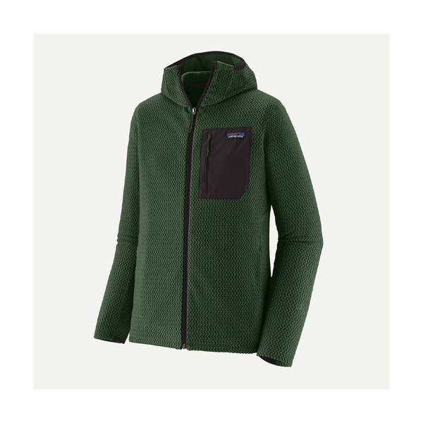 Patagonia Men's R1 Air Fleece Full-Zip Hoody Treeline Green