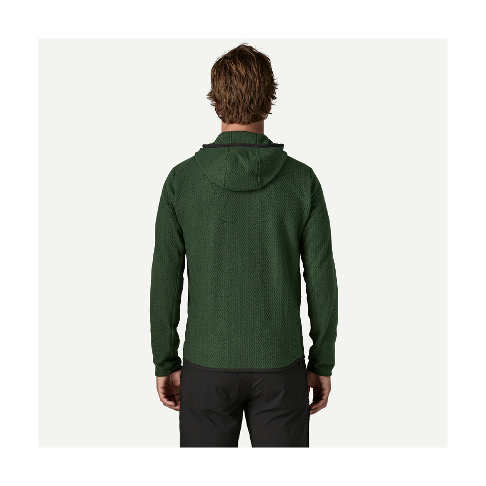 Patagonia Men's R1 Air Fleece Full-Zip Hoody Treeline Green Secondary image