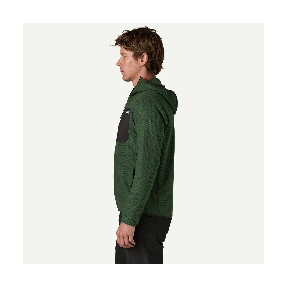 Patagonia Men's R1 Air Fleece Full-Zip Hoody Treeline Green