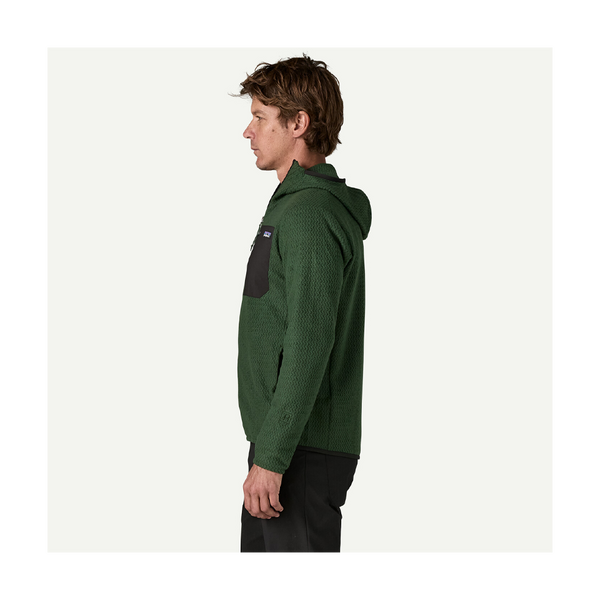 Patagonia Men's R1 Air Fleece Full-Zip Hoody Treeline Green