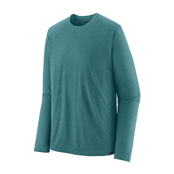 Patagonia Men's Long-Sleeved Capilene Cool Daily Shirt Wetland Blue - Light Wetland Blue X-Dye
