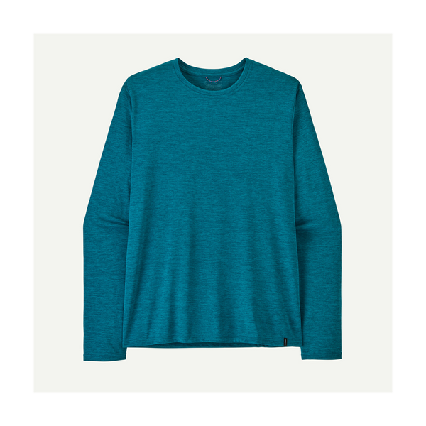 Patagonia Men's Long-Sleeved Capilene Cool Daily Shirt Glacial Blue - Light Glacial Blue X-Dye