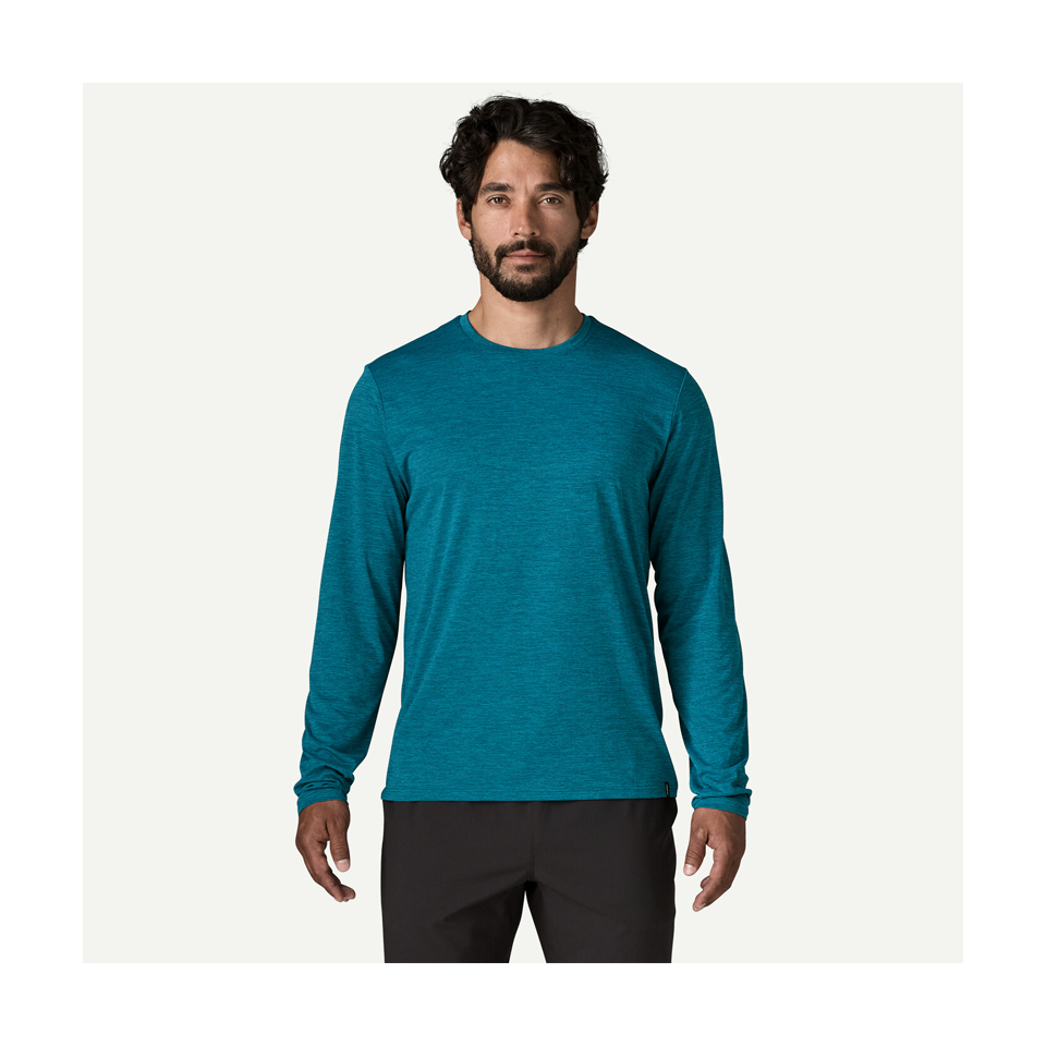 Patagonia Men's Long-Sleeved Capilene Cool Daily Shirt Glacial Blue - Light Glacial Blue X-Dye Main image