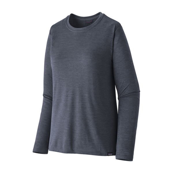 Patagonia Women's Long-Sleeved Capilene Cool Daily Shirt Smolder Blue - Light Smolder Blue X-Dye