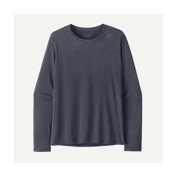 Patagonia Women's Long-Sleeved Capilene Cool Daily Shirt Smolder Blue - Light Smolder Blue X-Dye