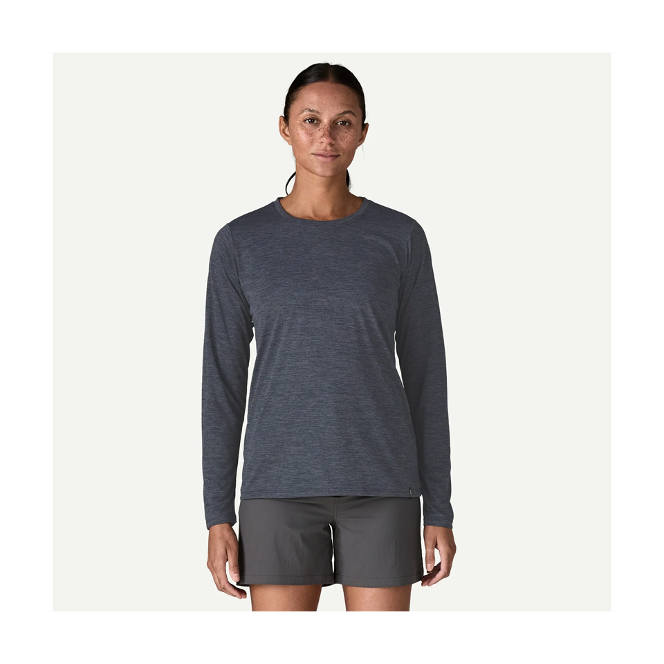 Patagonia Women's Long-Sleeved Capilene Cool Daily Shirt Smolder Blue - Light Smolder Blue X-Dye Main image