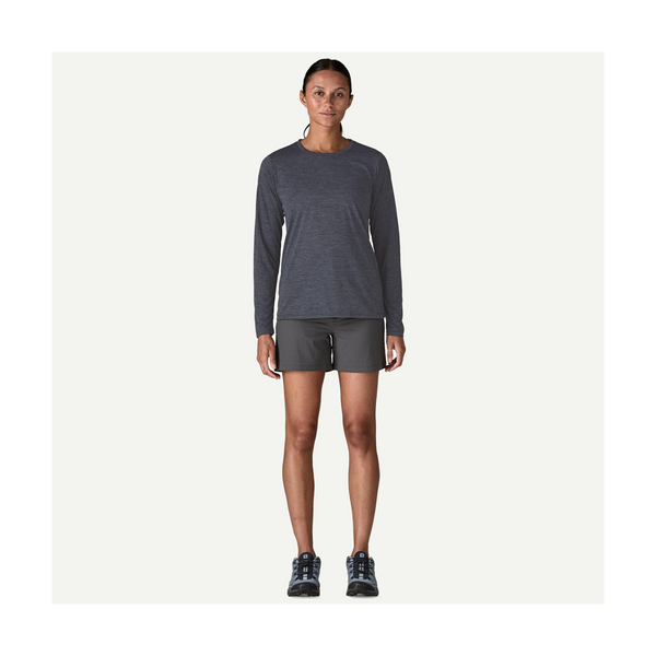 Patagonia Women's Long-Sleeved Capilene Cool Daily Shirt Smolder Blue - Light Smolder Blue X-Dye