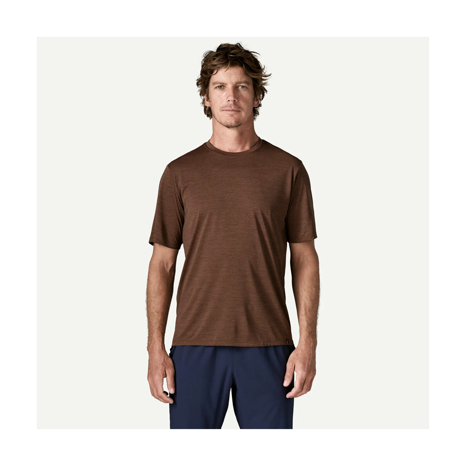 Patagonia Men's Capilene Cool Daily Shirt Berm Brown - Light Berm Brown X-Dye