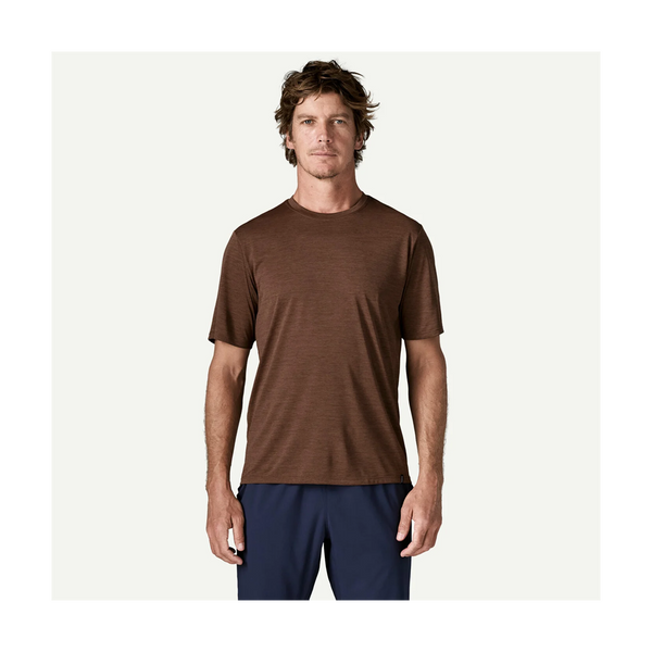 Patagonia Men's Capilene Cool Daily Shirt Berm Brown - Light Berm Brown X-Dye