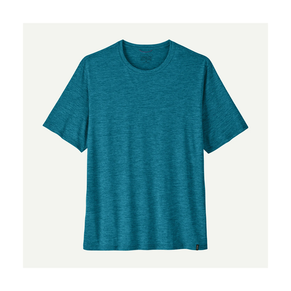 Patagonia Men's Capilene Cool Daily Shirt Glacial Blue - Light Glacial Blue X-Dye