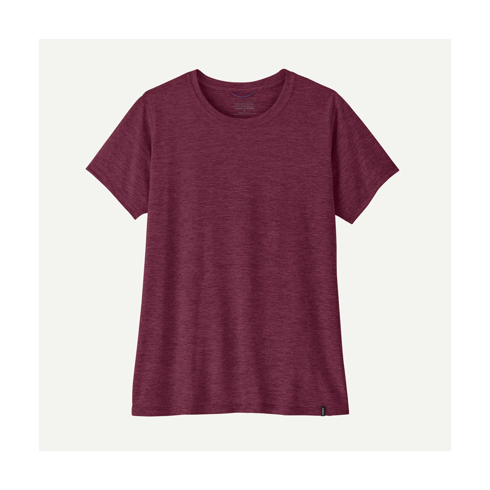 Patagonia Women's Capilene Cool Daily Shirt Berry Fig - Light Berry Fig X-Dye