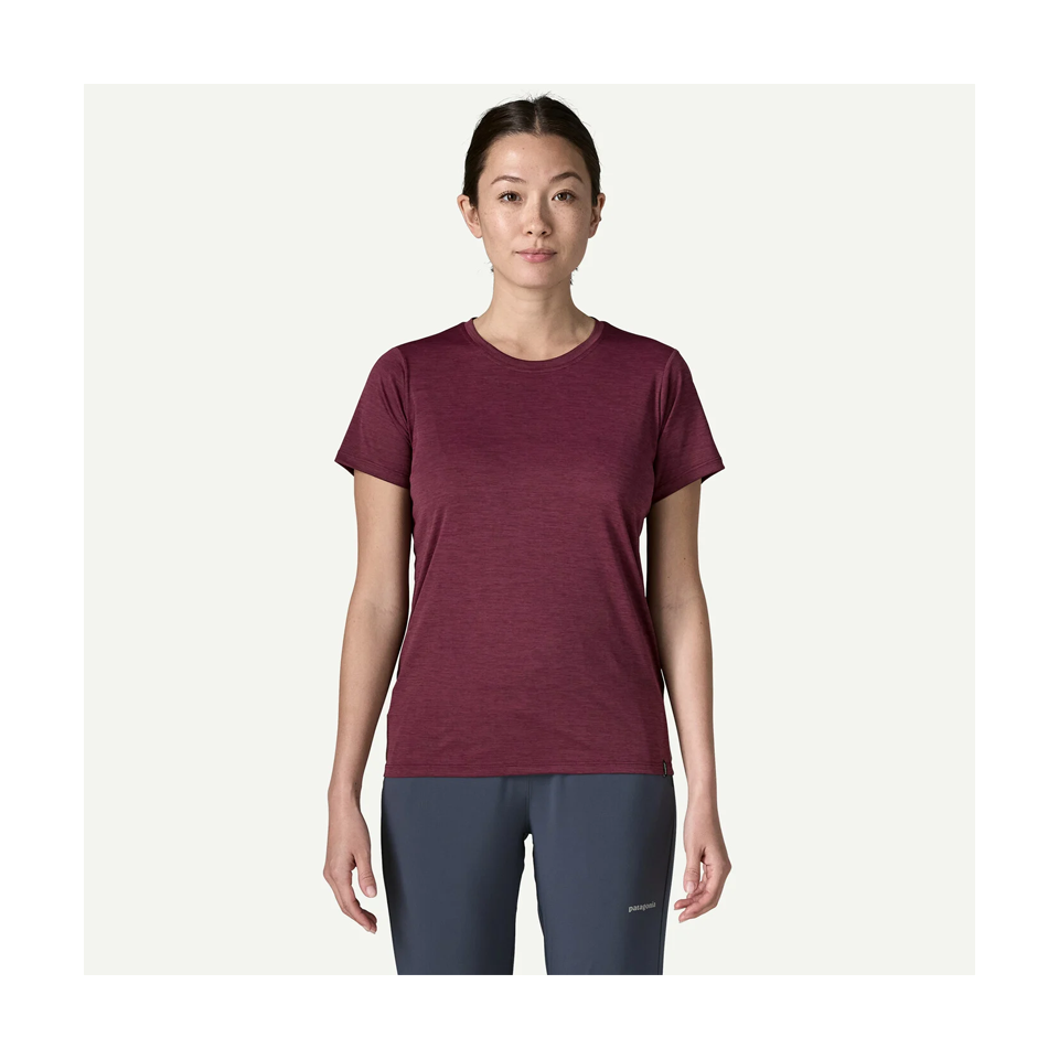 Patagonia Women's Capilene Cool Daily Shirt Berry Fig - Light Berry Fig X-Dye Main image