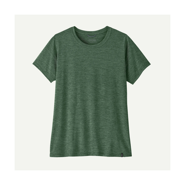 Patagonia Women's Capilene Cool Daily Shirt Canopy Green - Light Canopy Green X-Dye