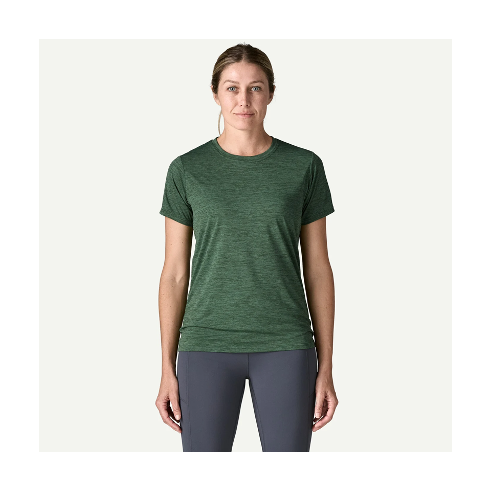 Patagonia Women's Capilene Cool Daily Shirt Canopy Green - Light Canopy Green X-Dye Main image