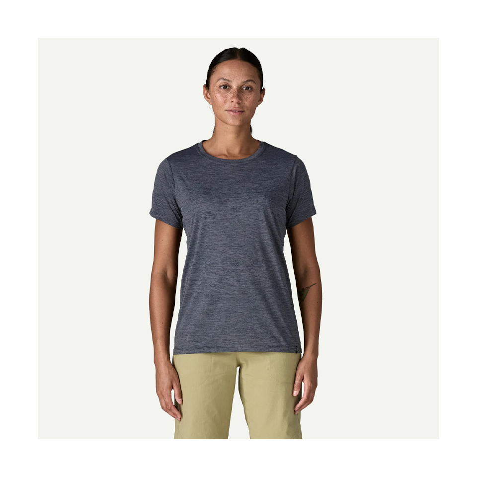 Patagonia Women's Capilene Cool Daily Shirt Smolder Blue - Light Smolder Blue X-Dye Main image
