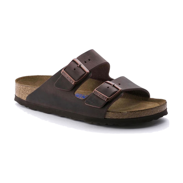 Birkenstock Arizona Soft Footbed Oiled Leather Regular Width Habana