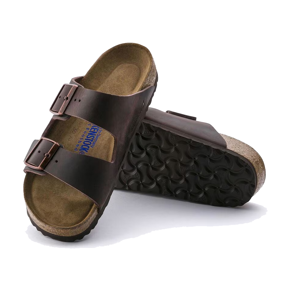 Birkenstock Arizona Soft Footbed Oiled Leather Regular Width Habana