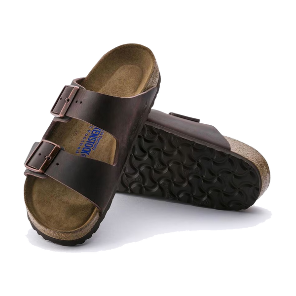 Birkenstock Arizona Soft Footbed Oiled Leather Regular Width Habana