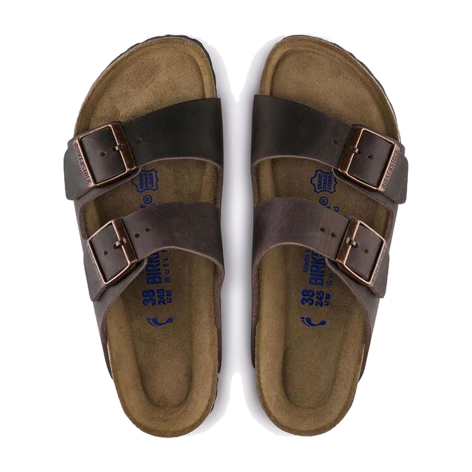 Birkenstock Arizona Soft Footbed Oiled Leather Regular Width Habana
