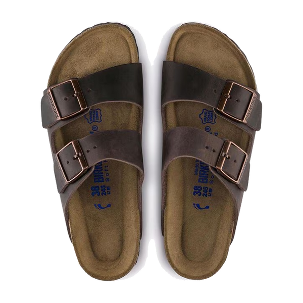 Birkenstock Arizona Soft Footbed Oiled Leather Regular Width Habana