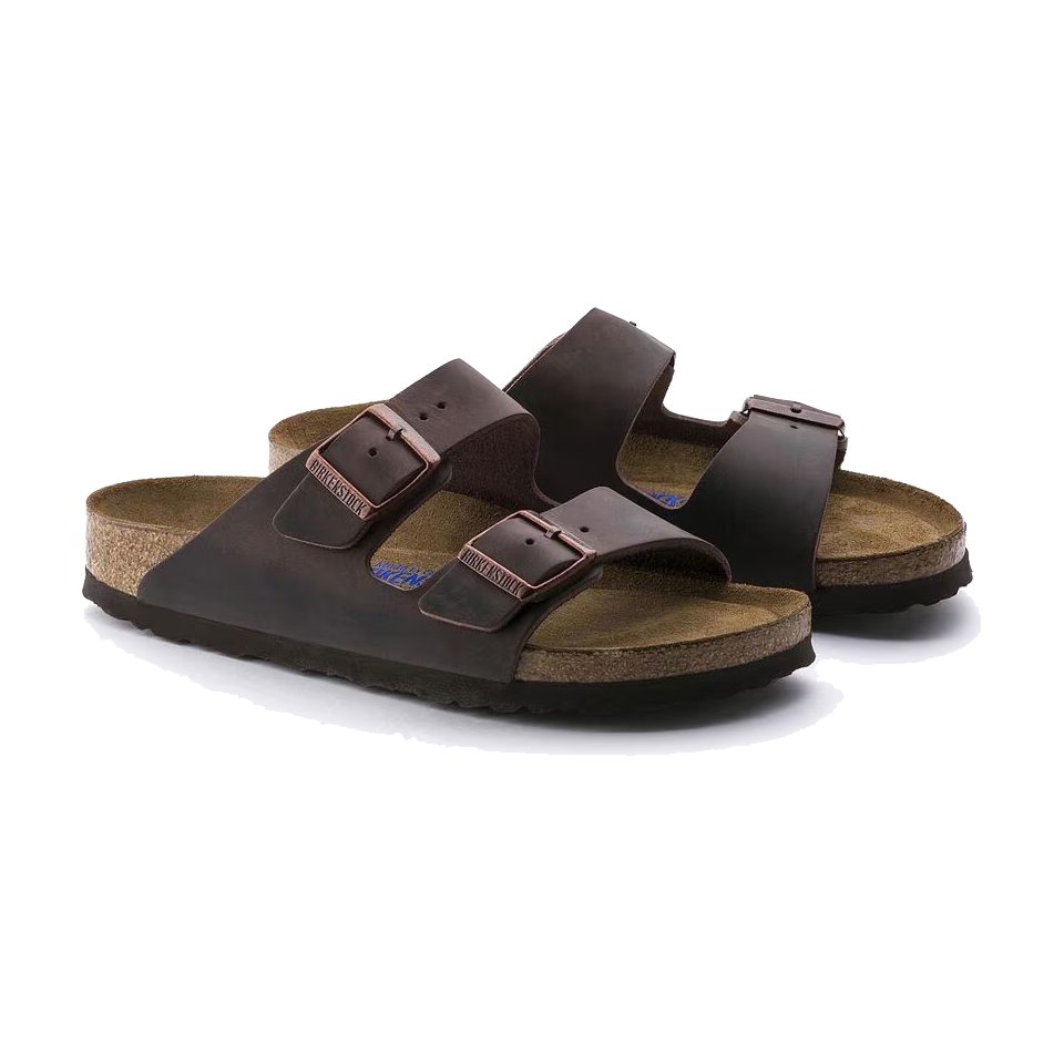 Birkenstock Arizona Soft Footbed Oiled Leather Regular Width Habana