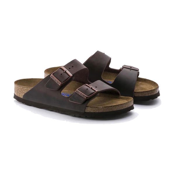 Birkenstock Arizona Soft Footbed Oiled Leather Regular Width Habana